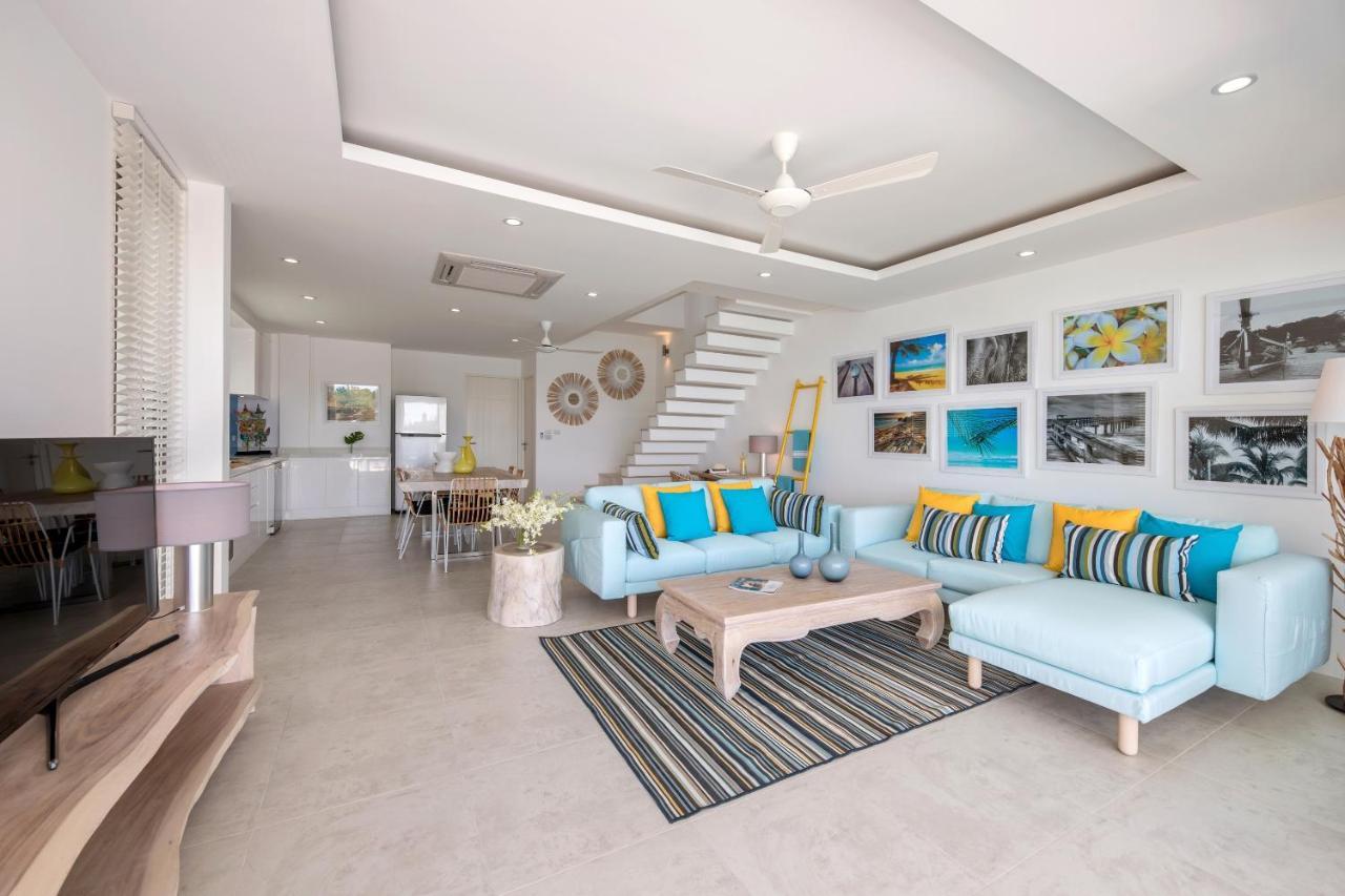 Beachside Villa - B18 - At Bayside Luxury Villas Samrong Bay Beach, 4 Bed 5 Bath, Sea & Sunset Views, Only 200M Walk To The Beach Choeng Mon Esterno foto