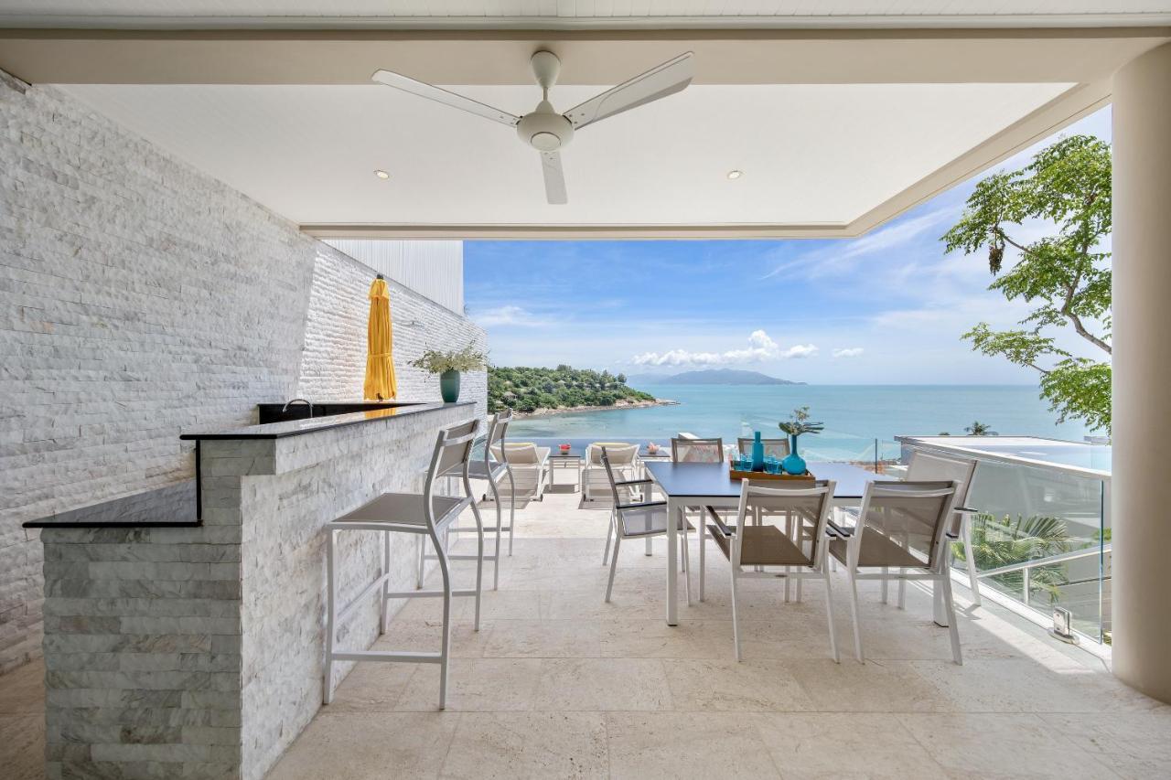 Beachside Villa - B18 - At Bayside Luxury Villas Samrong Bay Beach, 4 Bed 5 Bath, Sea & Sunset Views, Only 200M Walk To The Beach Choeng Mon Esterno foto